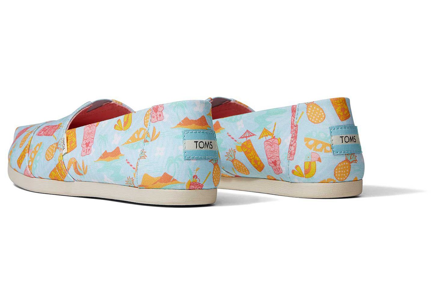 Toms Alpargata Tropical Tiki Espadrille Blue - Womens - 58903-MUDG